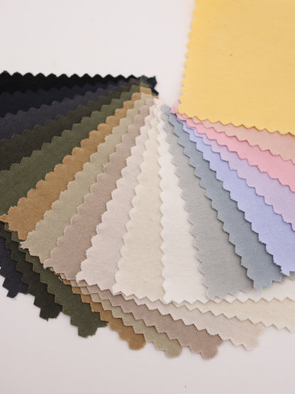 SDGS｜エコ｜リサイクルコットン　バイオウォッシュ加工 綿100％生地　サステナブル素材【26SS-169】