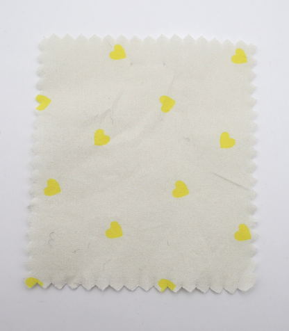 【25SS-045】プチハートプリント綿ローン　/0.5ｙあたり=～485円