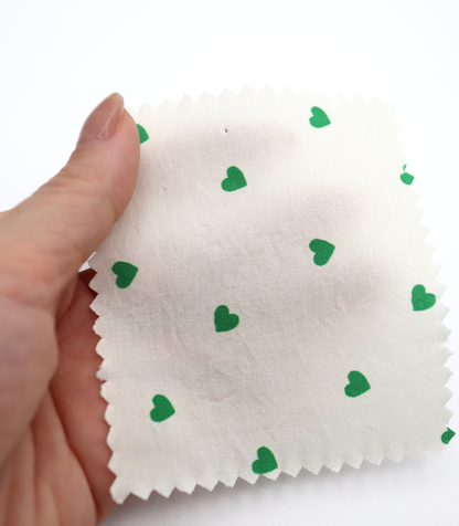 【25SS-045】プチハートプリント綿ローン　/0.5ｙあたり=～485円