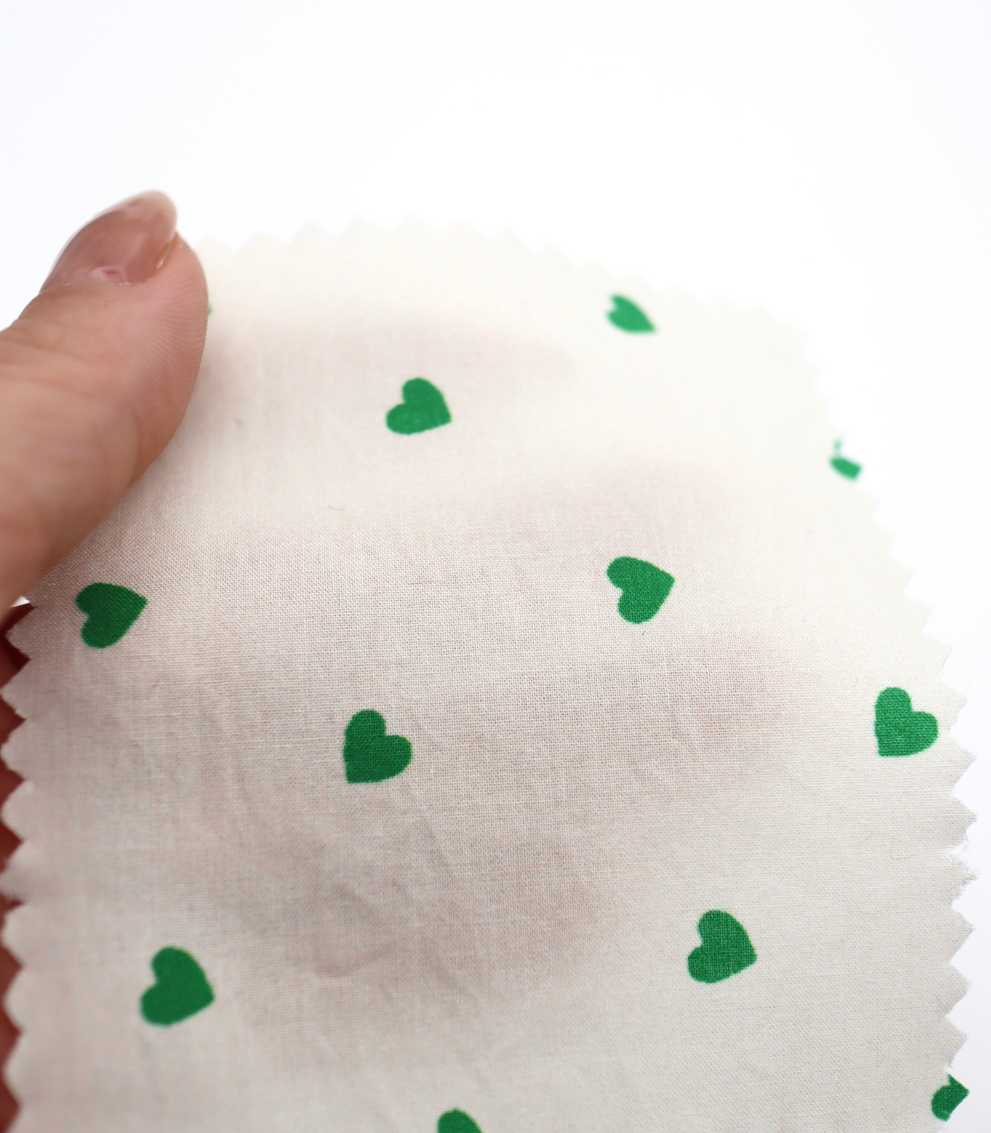 【25SS-045】プチハートプリント綿ローン　/0.5ｙあたり=～485円