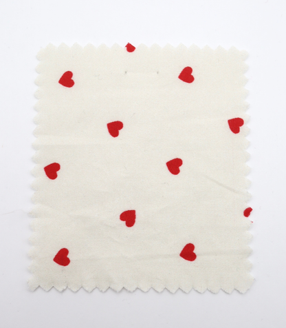 【25SS-045】プチハートプリント綿ローン　/0.5ｙあたり=～485円