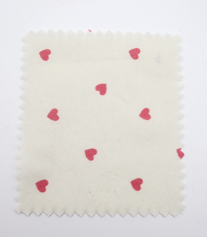 【25SS-045】プチハートプリント綿ローン　/0.5ｙあたり=～485円