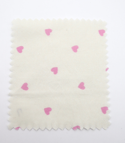 【25SS-045】プチハートプリント綿ローン　/0.5ｙあたり=～485円