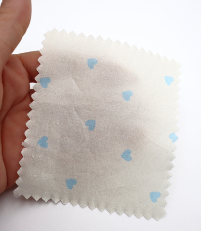 【25SS-045】プチハートプリント綿ローン　/0.5ｙあたり=～485円