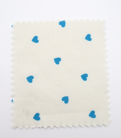 【25SS-045】プチハートプリント綿ローン　/0.5ｙあたり=～485円