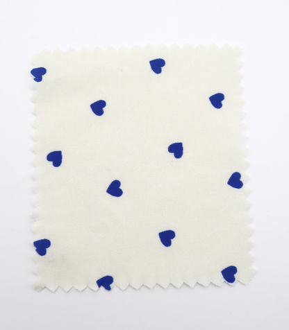 【25SS-045】プチハートプリント綿ローン　/0.5ｙあたり=～485円