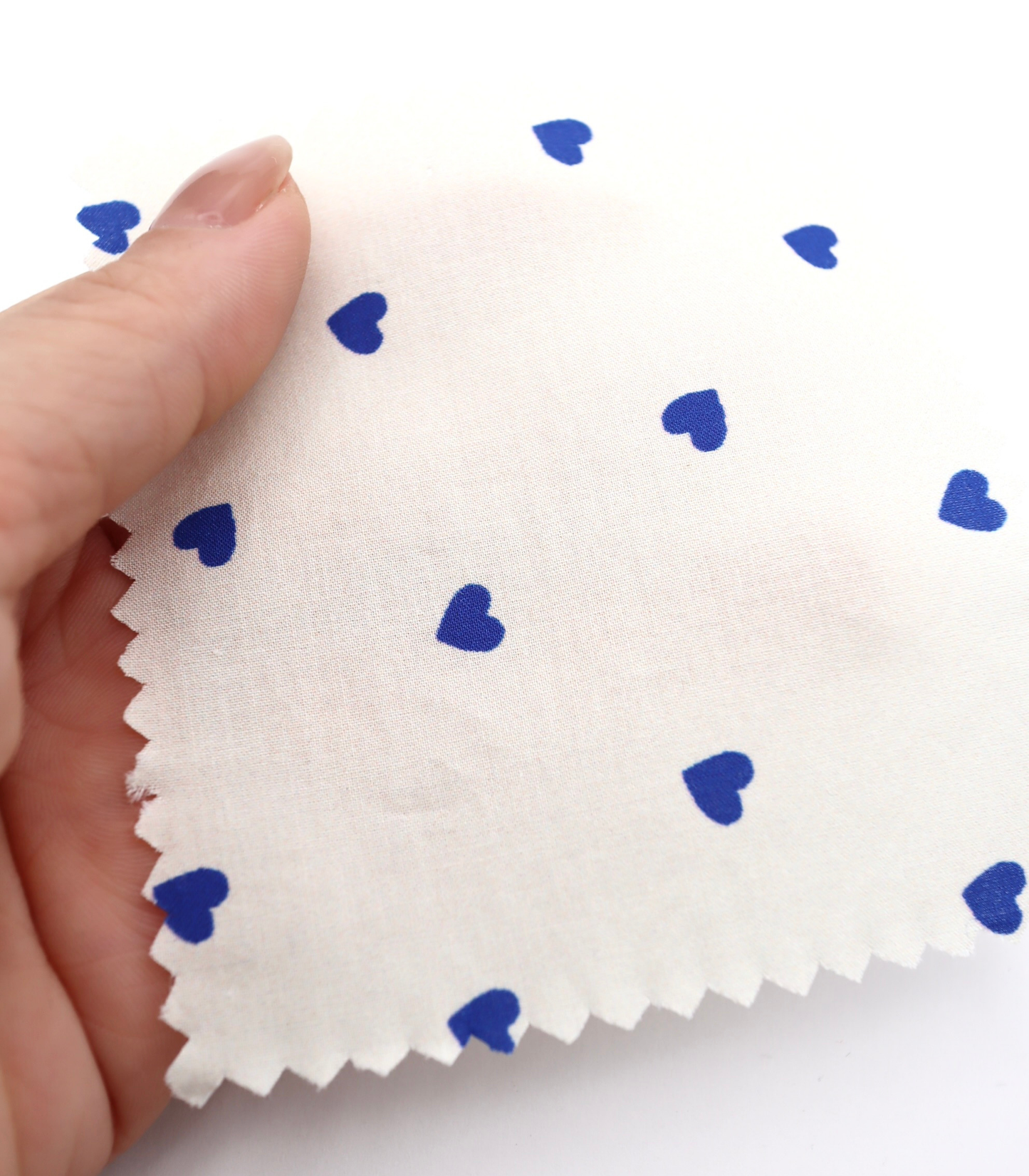 【25SS-045】プチハートプリント綿ローン　/0.5ｙあたり=～485円