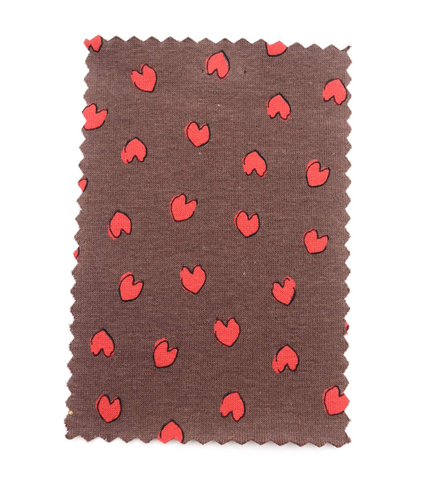 【25SS-030】らくがき風ハートプリントフライス　/0.5ｙあたり=～900円