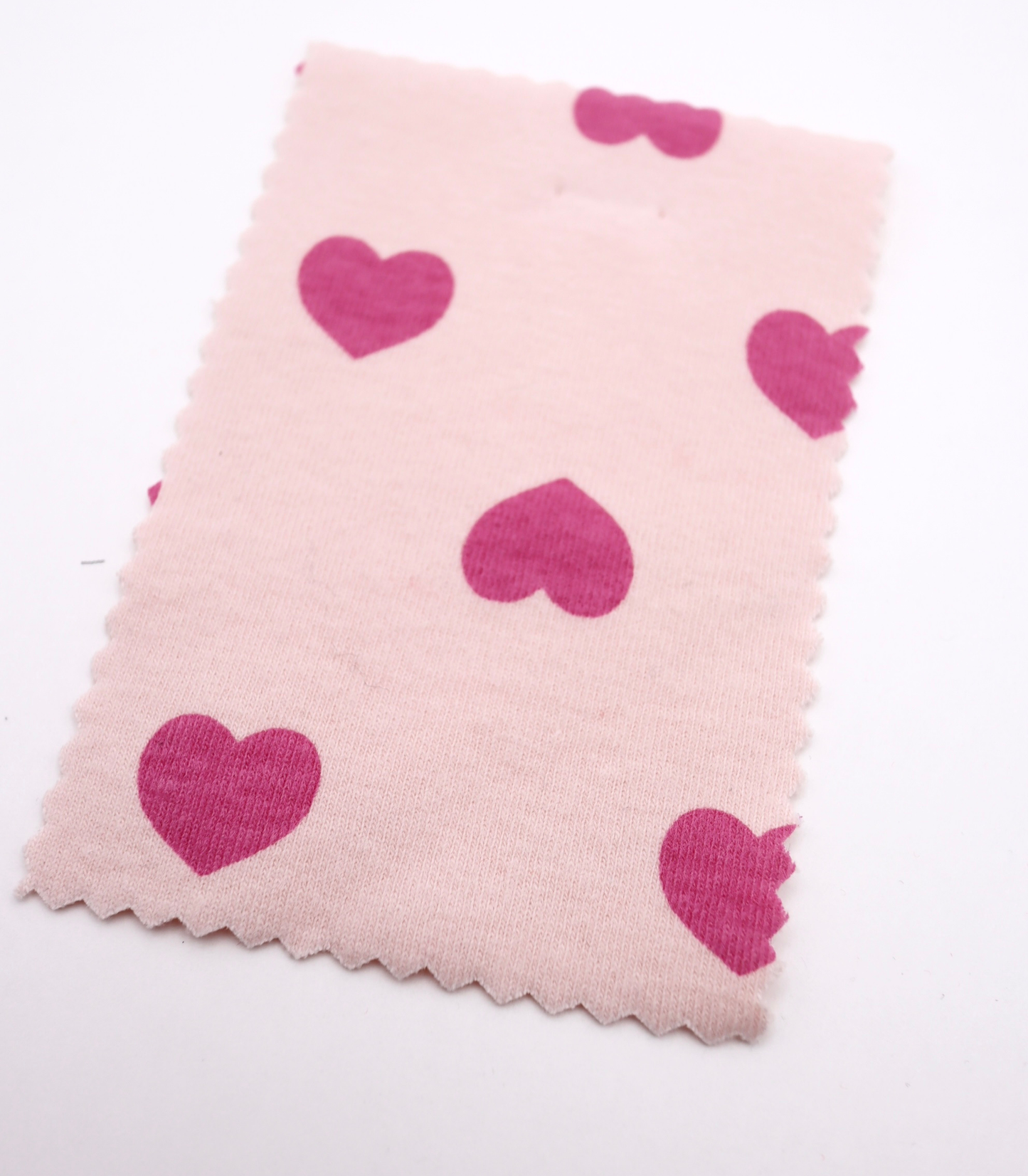 【25SS-034】ハートプリントベアフライス　/0.5ｙあたり=～1095円