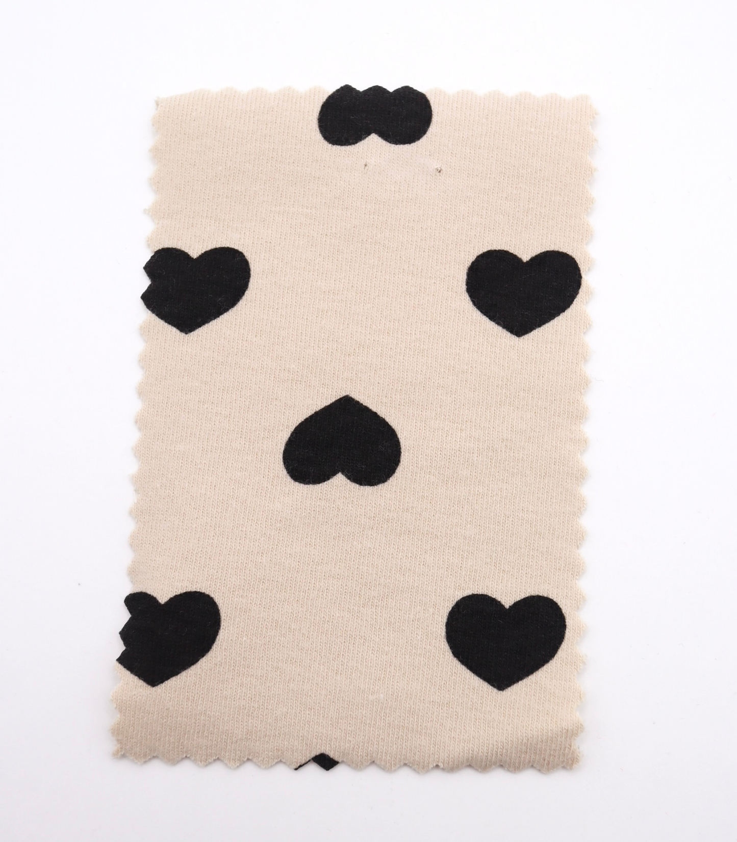 【25SS-034】ハートプリントベアフライス　/0.5ｙあたり=～1095円