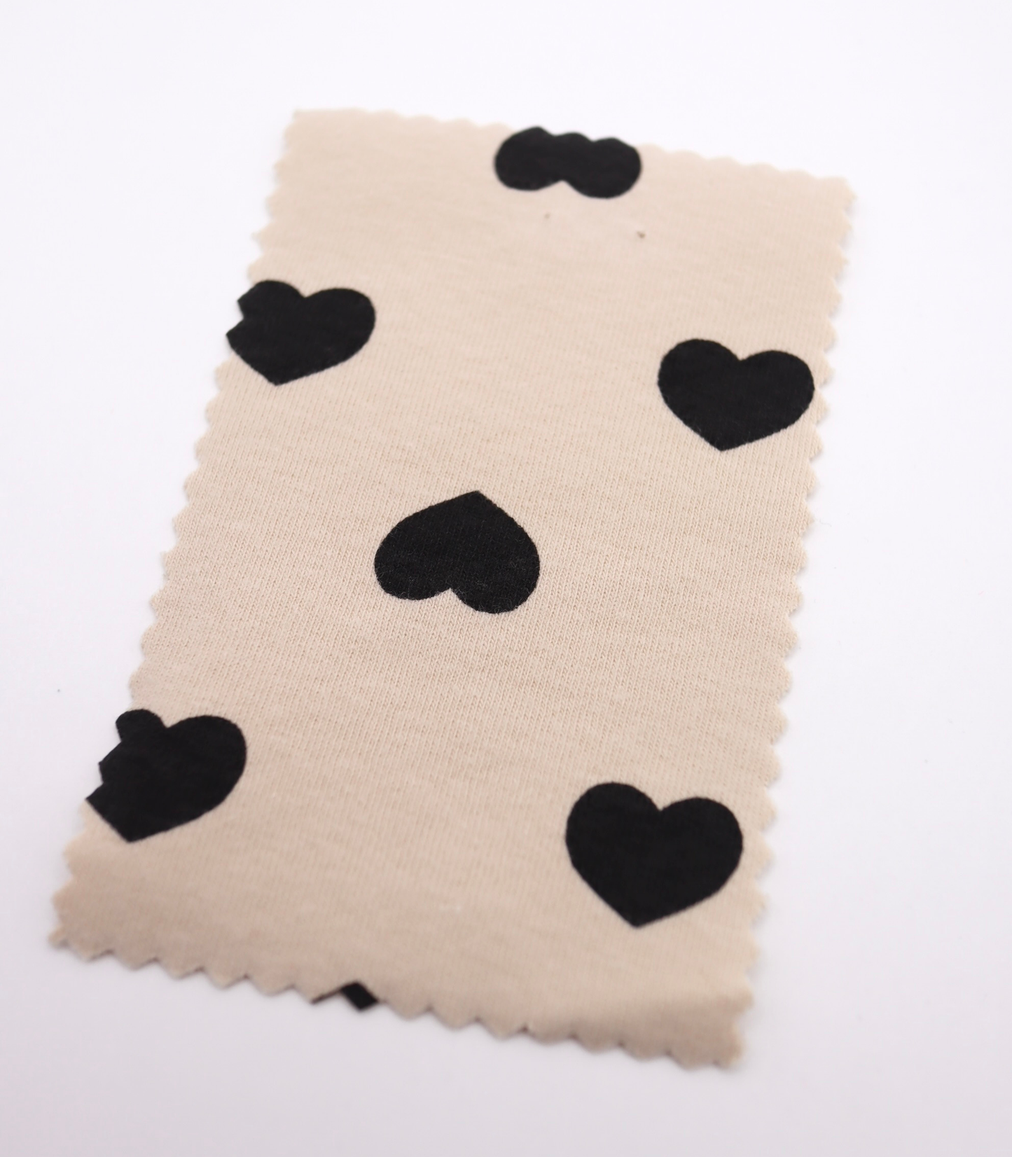 【25SS-034】ハートプリントベアフライス　/0.5ｙあたり=～1095円