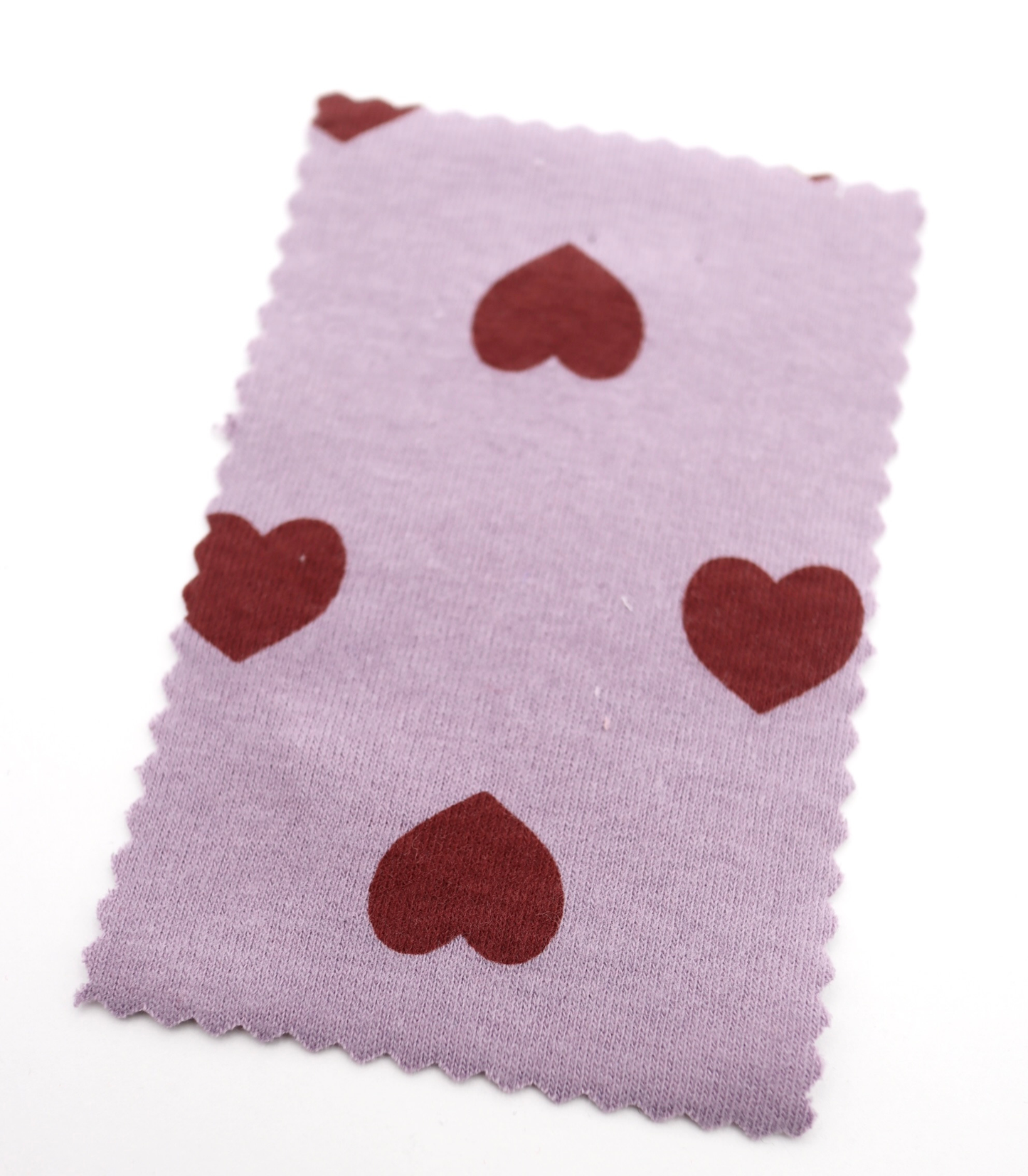 【25SS-034】ハートプリントベアフライス　/0.5ｙあたり=～1095円