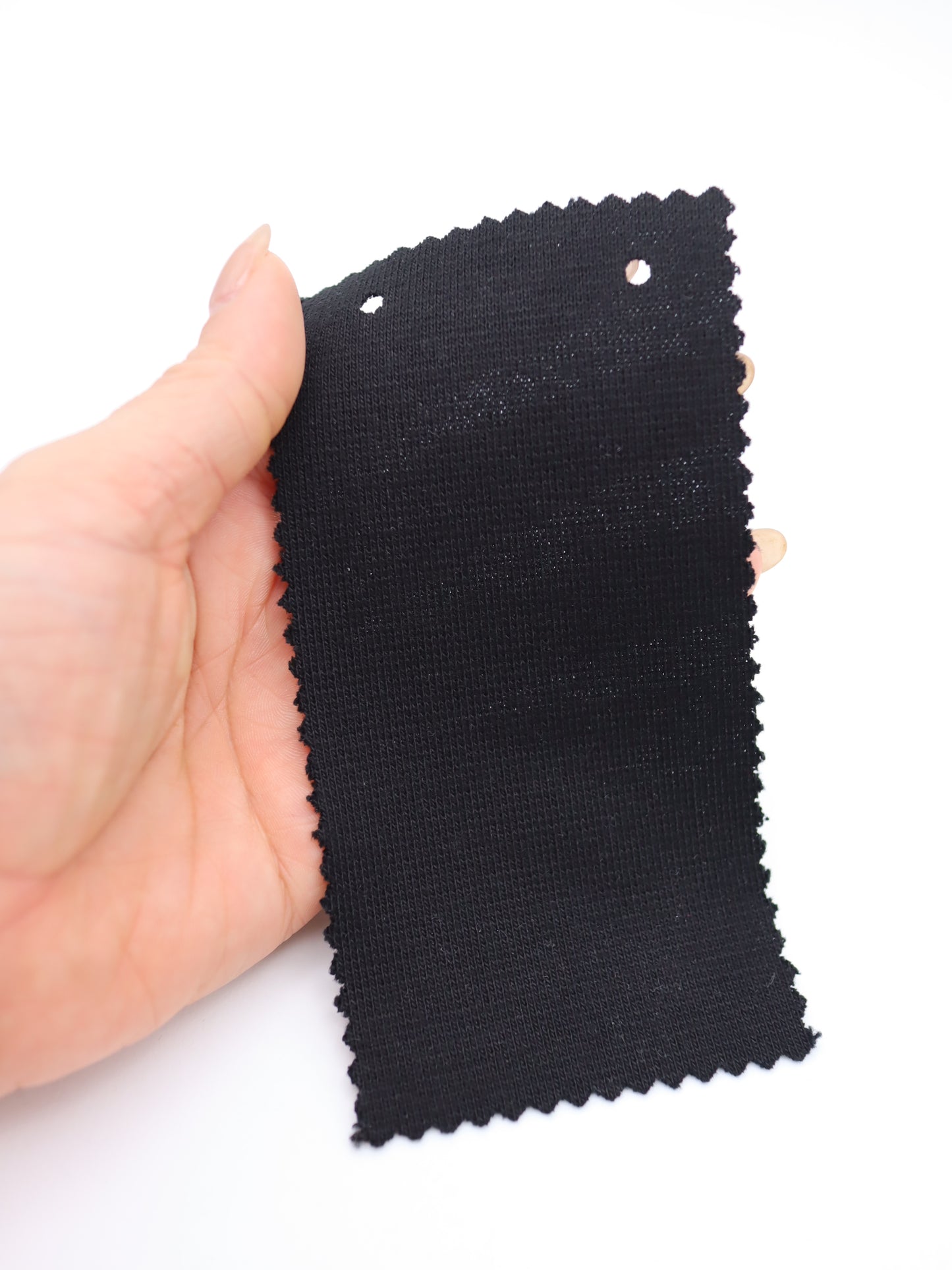 【生地 布】厚手リブニット 堅牢ストレッチフライス（綿96%・肉感を拾わない）推し生地｜26SS-163【生地仕入れ代行卸】