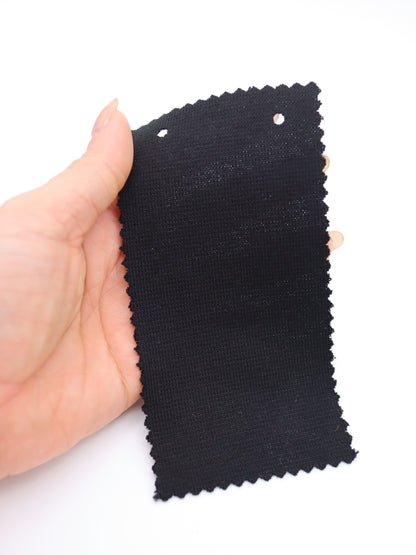 【生地 布】厚手リブニット 堅牢ストレッチフライス（綿96%・肉感を拾わない）推し生地｜26SS-163【生地仕入れ代行卸】