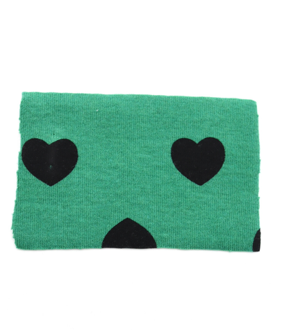 【25SS-034】ハートプリントベアフライス　/0.5ｙあたり=～1095円