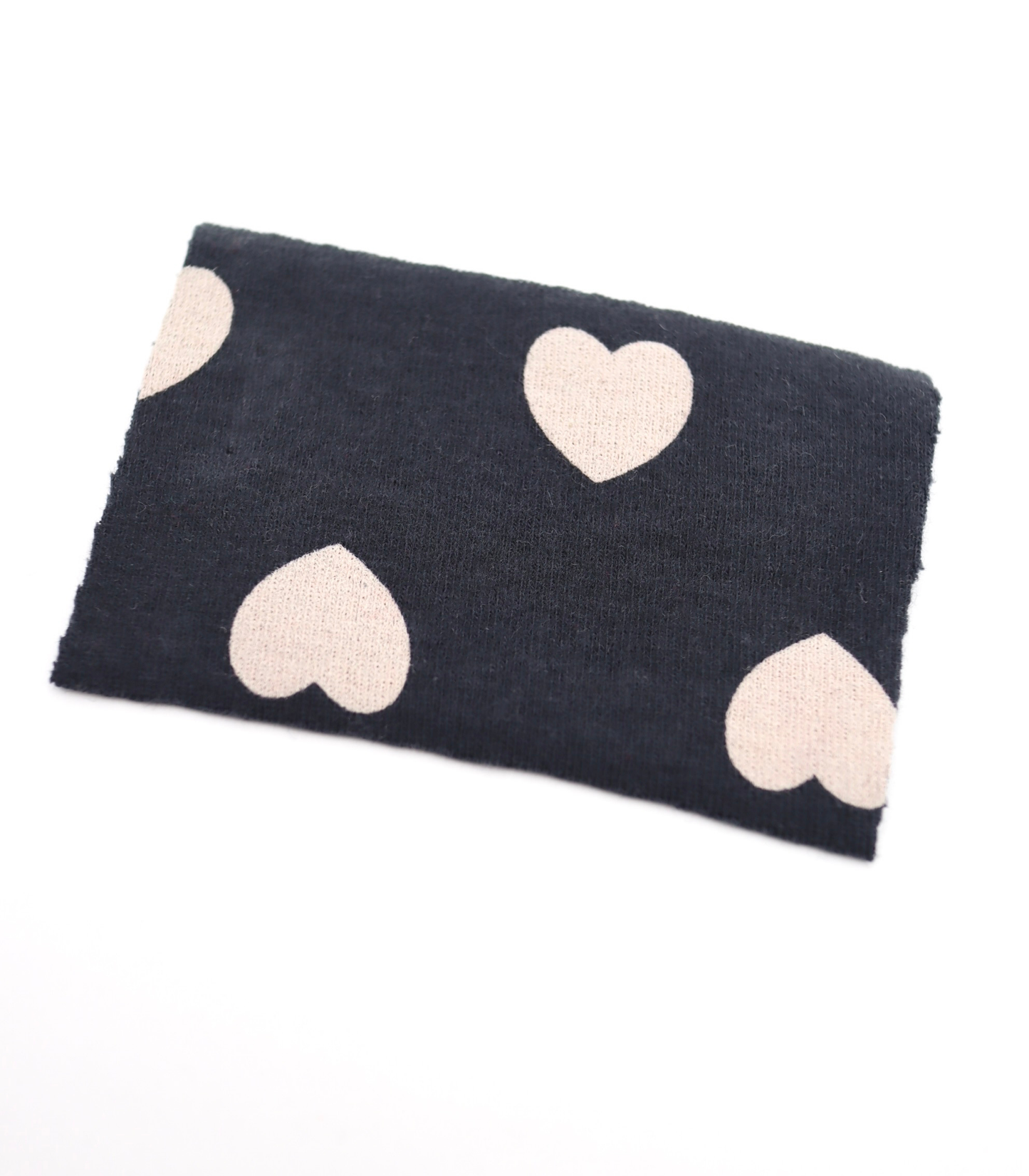 【25SS-034】ハートプリントベアフライス　/0.5ｙあたり=～1095円