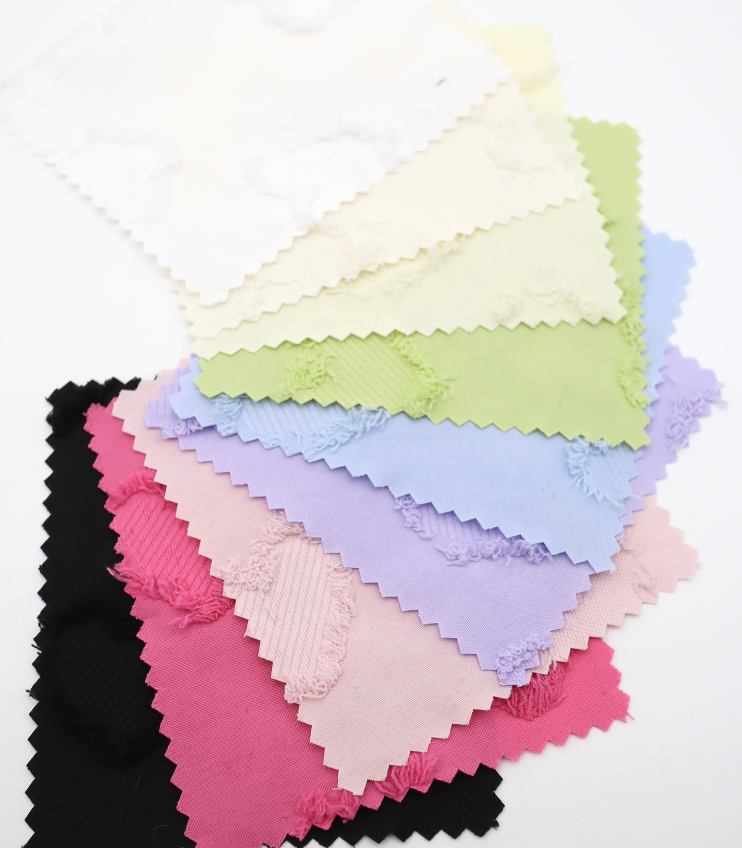 【25SS-042】ハートフリンジジャガードタフタ　/0.5ｙあたり=～850円