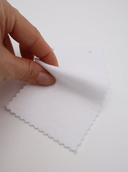 【生地 布】厚手リブニット 堅牢ストレッチフライス（綿96%・肉感を拾わない）推し生地｜26SS-163【生地仕入れ代行卸】