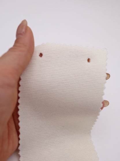 【生地 布】厚手リブニット 堅牢ストレッチフライス（綿96%・肉感を拾わない）推し生地｜26SS-163【生地仕入れ代行卸】