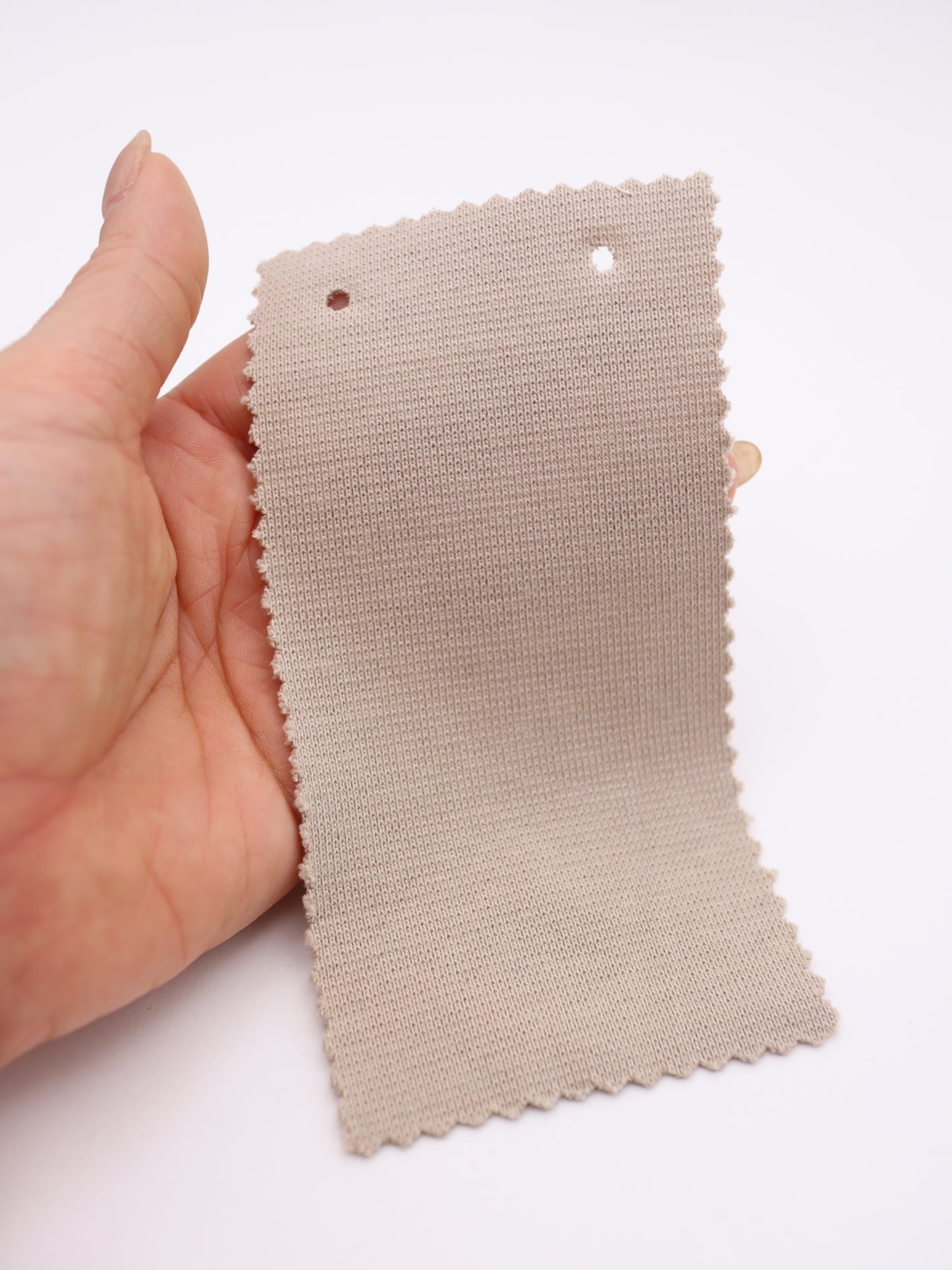【生地 布】厚手リブニット 堅牢ストレッチフライス（綿96%・肉感を拾わない）推し生地｜26SS-163【生地仕入れ代行卸】