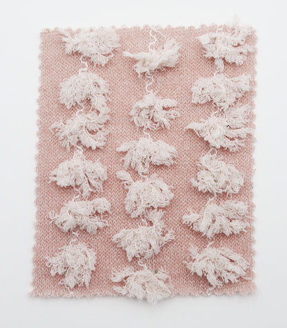 【25SS-303】フリンジストライプ天竺ニット　/0.5ｙあたり = ～1140円