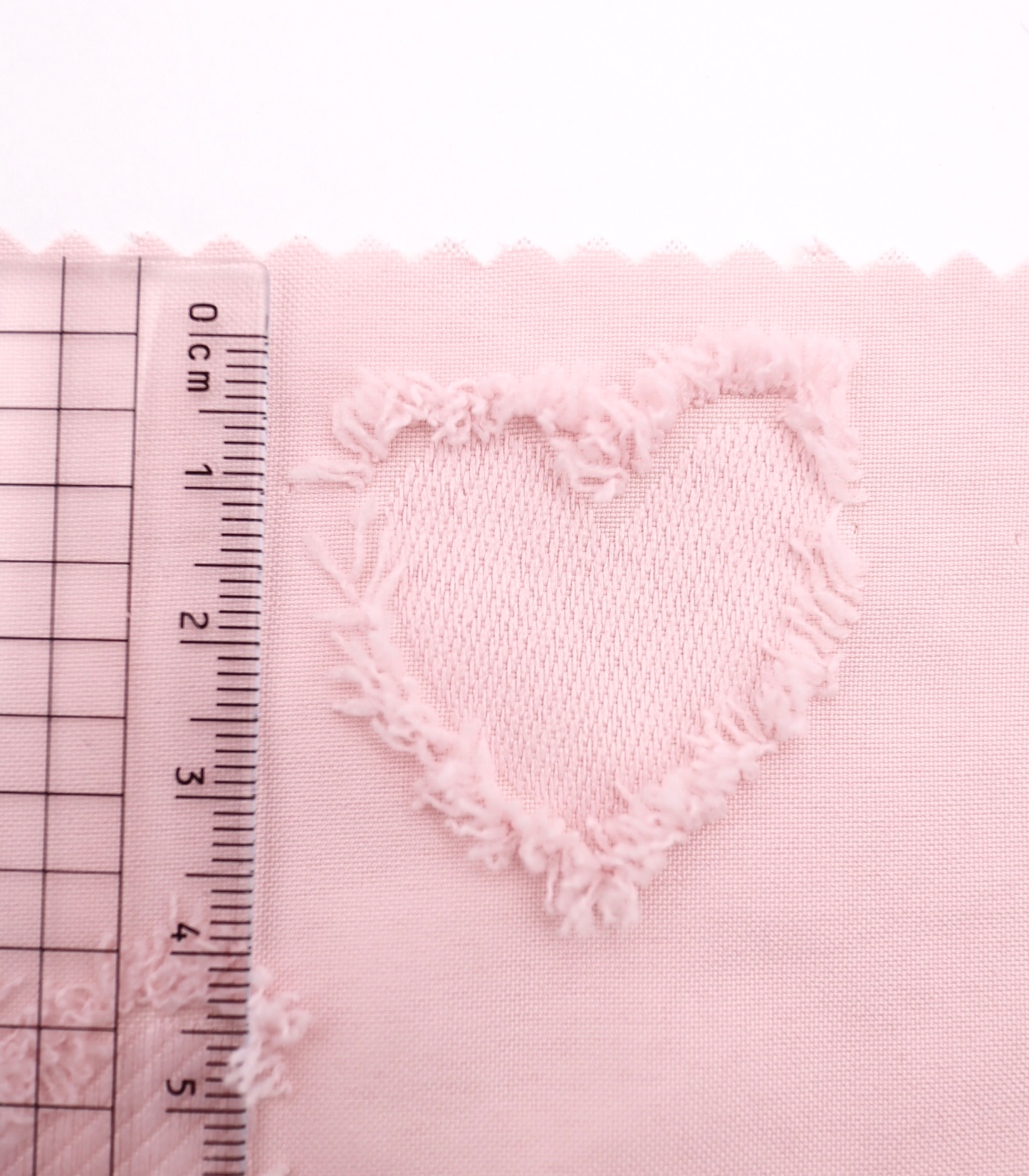 【25SS-042】ハートフリンジジャガードタフタ　/0.5ｙあたり=～850円