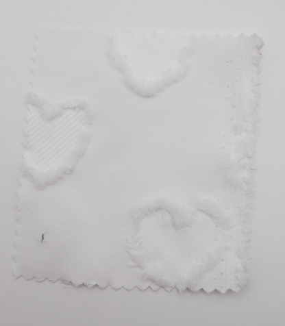 【25SS-042】ハートフリンジジャガードタフタ　/0.5ｙあたり=～850円