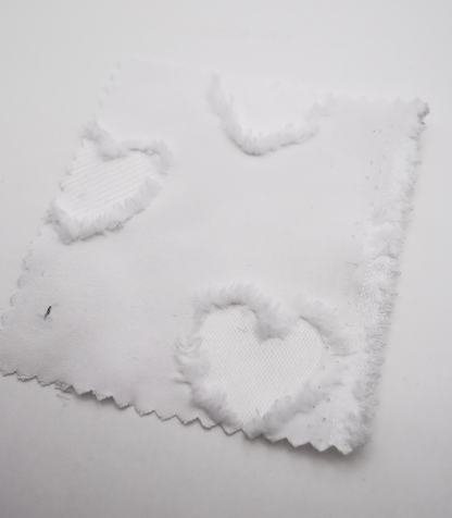 【25SS-042】ハートフリンジジャガードタフタ　/0.5ｙあたり=～850円