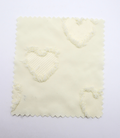 【25SS-042】ハートフリンジジャガードタフタ　/0.5ｙあたり=～850円