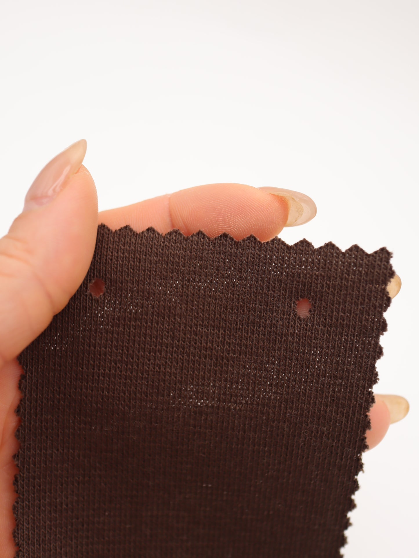 【生地 布】厚手リブニット 堅牢ストレッチフライス（綿96%・肉感を拾わない）推し生地｜26SS-163【生地仕入れ代行卸】