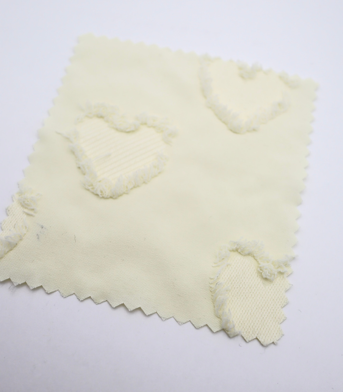 【25SS-042】ハートフリンジジャガードタフタ　/0.5ｙあたり=～850円