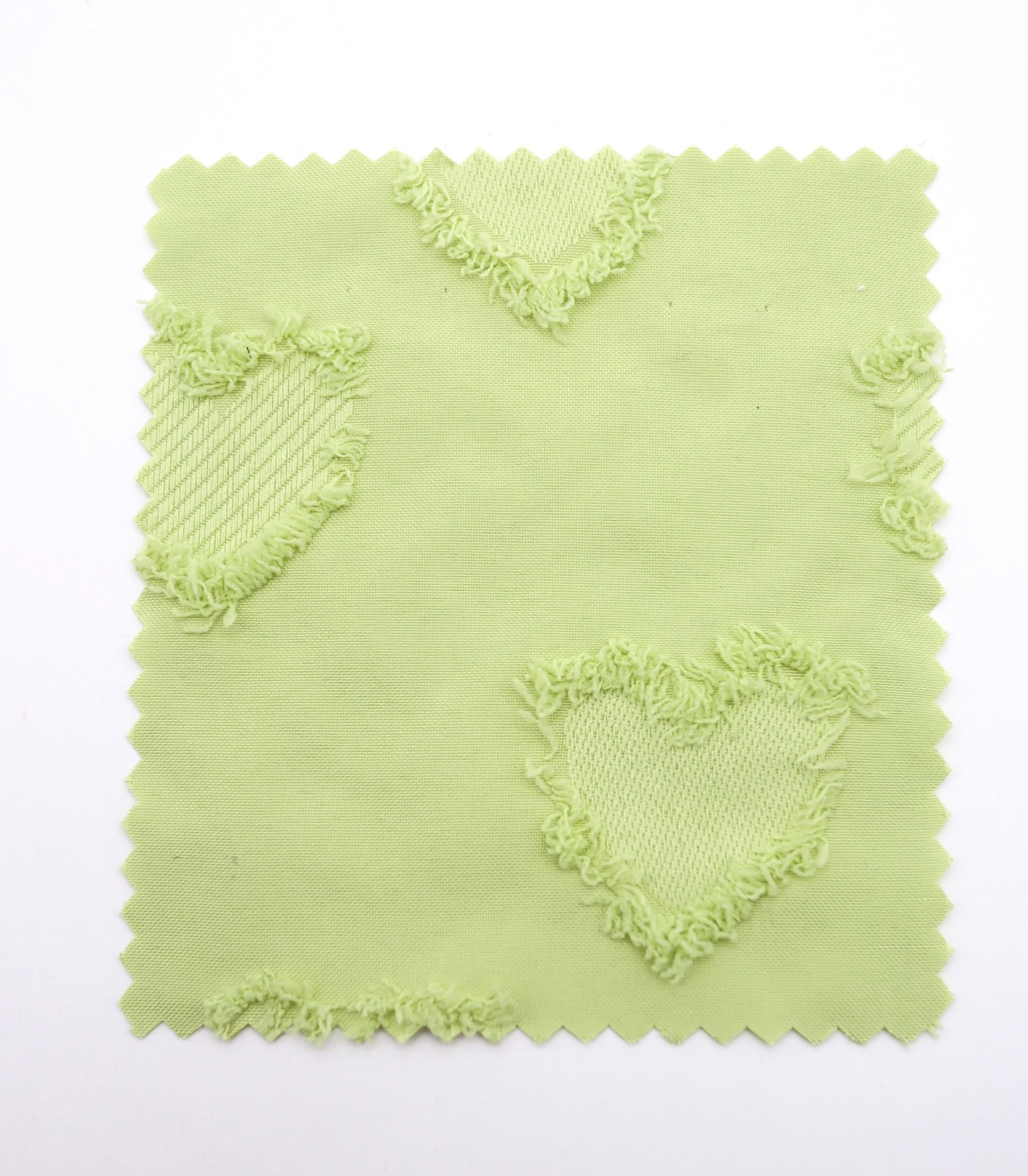 【25SS-042】ハートフリンジジャガードタフタ　/0.5ｙあたり=～850円