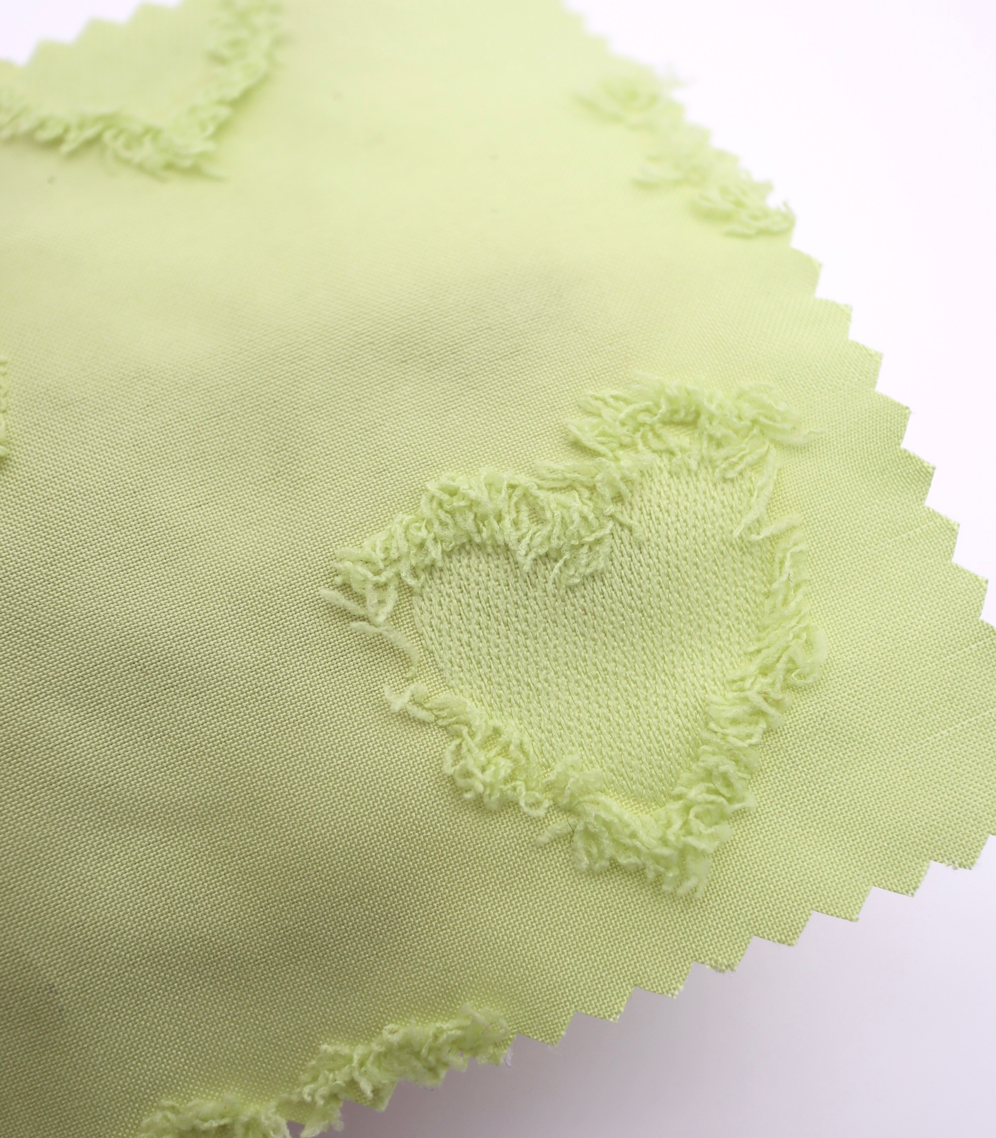 【25SS-042】ハートフリンジジャガードタフタ　/0.5ｙあたり=～850円