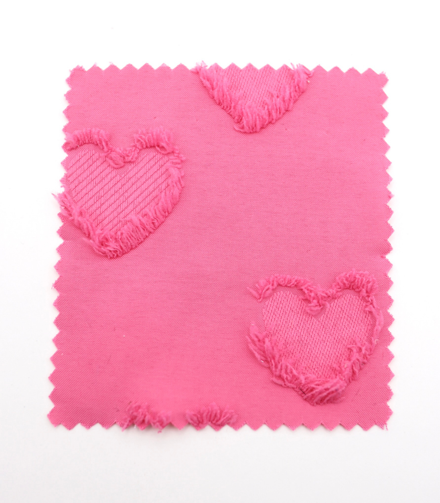 【25SS-042】ハートフリンジジャガードタフタ　/0.5ｙあたり=～850円