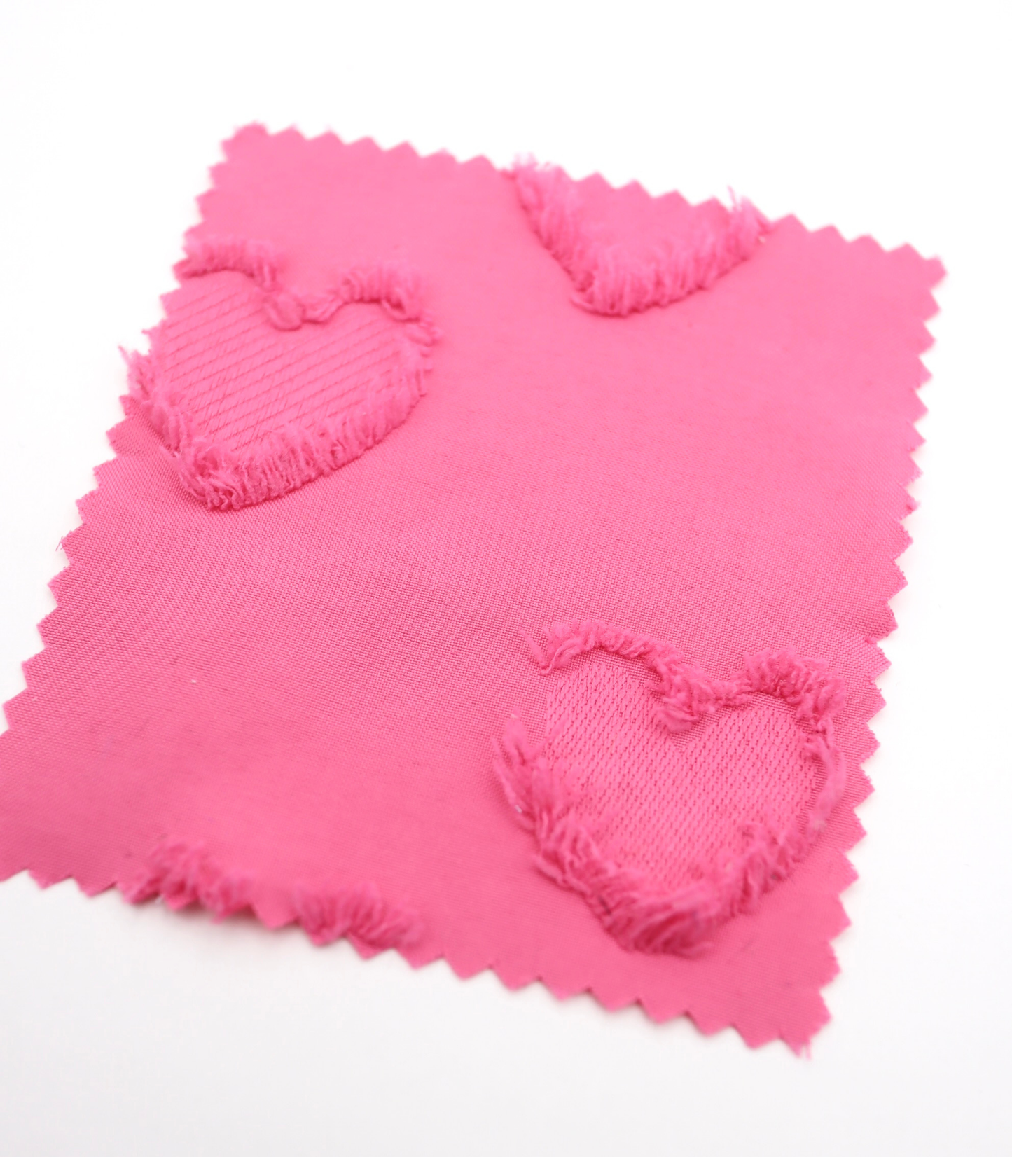 【25SS-042】ハートフリンジジャガードタフタ　/0.5ｙあたり=～850円