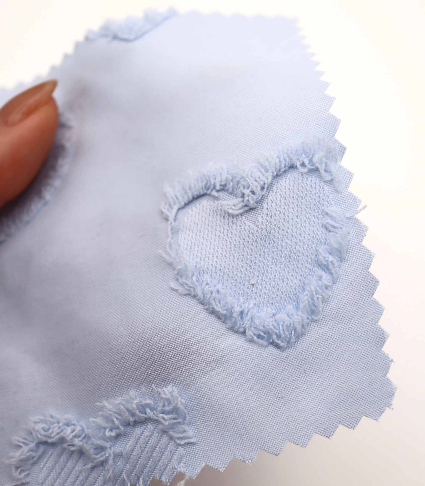 【25SS-042】ハートフリンジジャガードタフタ　/0.5ｙあたり=～850円