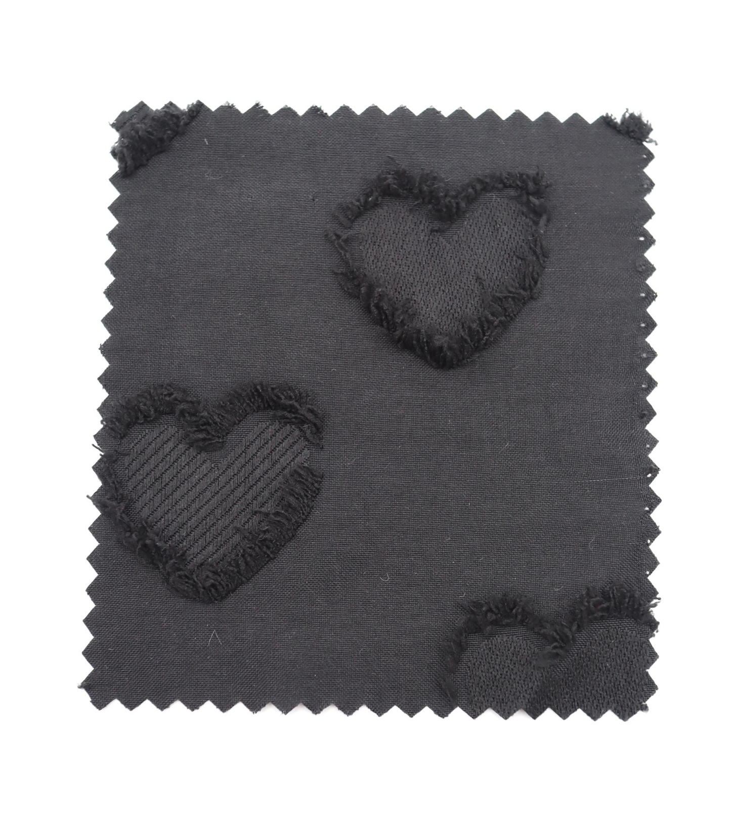 【25SS-042】ハートフリンジジャガードタフタ　/0.5ｙあたり=～850円