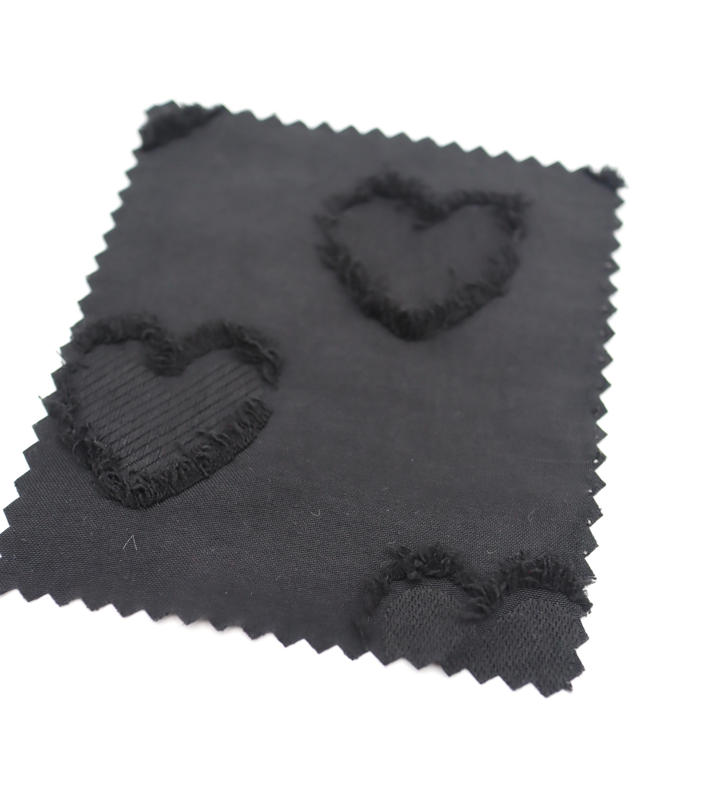 【25SS-042】ハートフリンジジャガードタフタ　/0.5ｙあたり=～850円