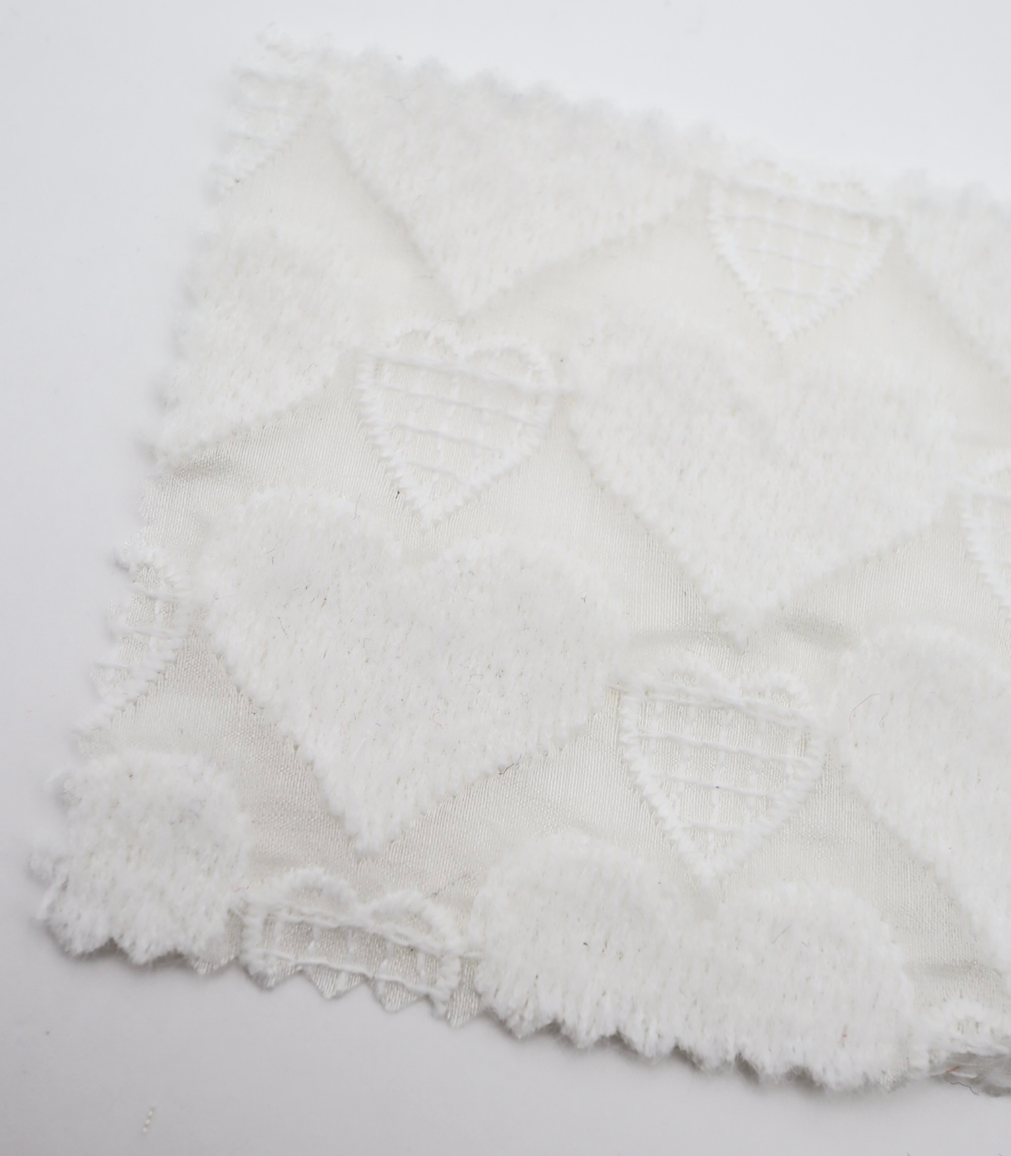 【25SS-054】起毛ハート刺繍オーガンジー　/0.5ｙあたり=～1125円