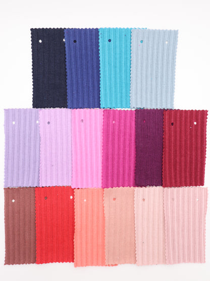 【生地 布】裏起毛 綿ランダムリブニット（ドッグウェア レギンス向き）｜26SS-164【生地仕入れ代行卸】
