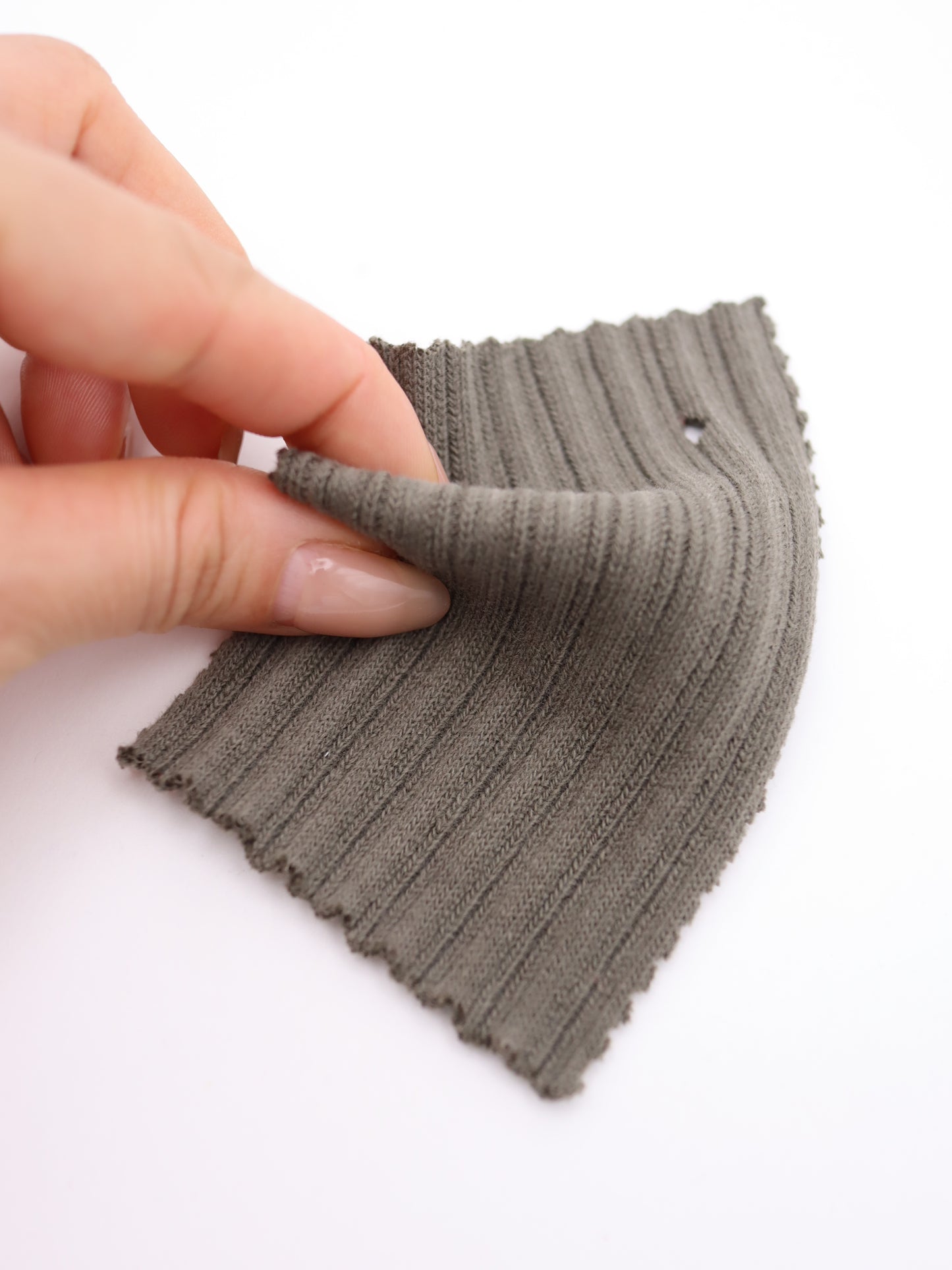 【生地 布】裏起毛 綿ランダムリブニット（ドッグウェア レギンス向き）｜26SS-164【生地仕入れ代行卸】