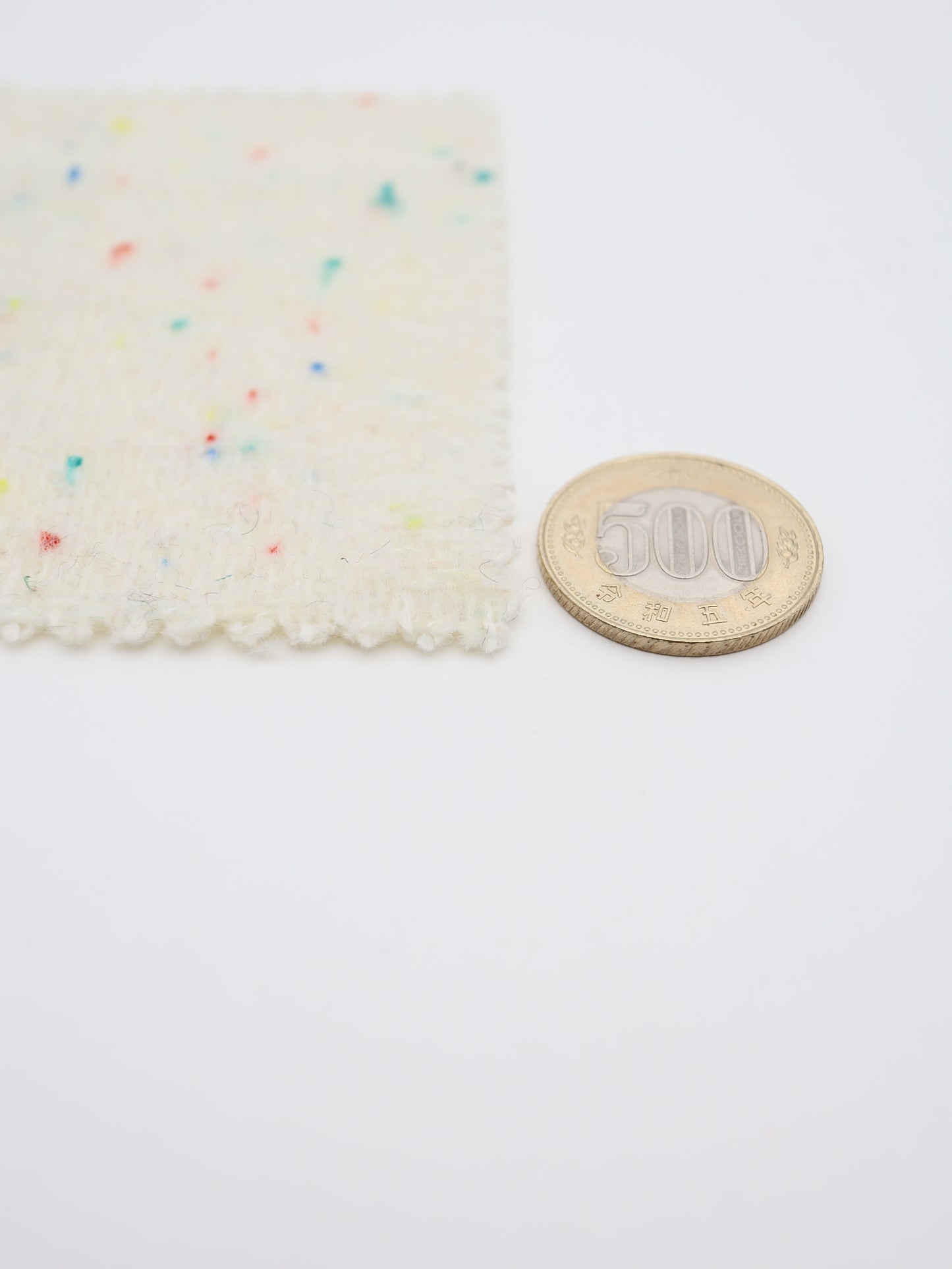 【25AW-036】ウール混カラフルつぶつぶツイード　/0.5ｙあたり=～1160円