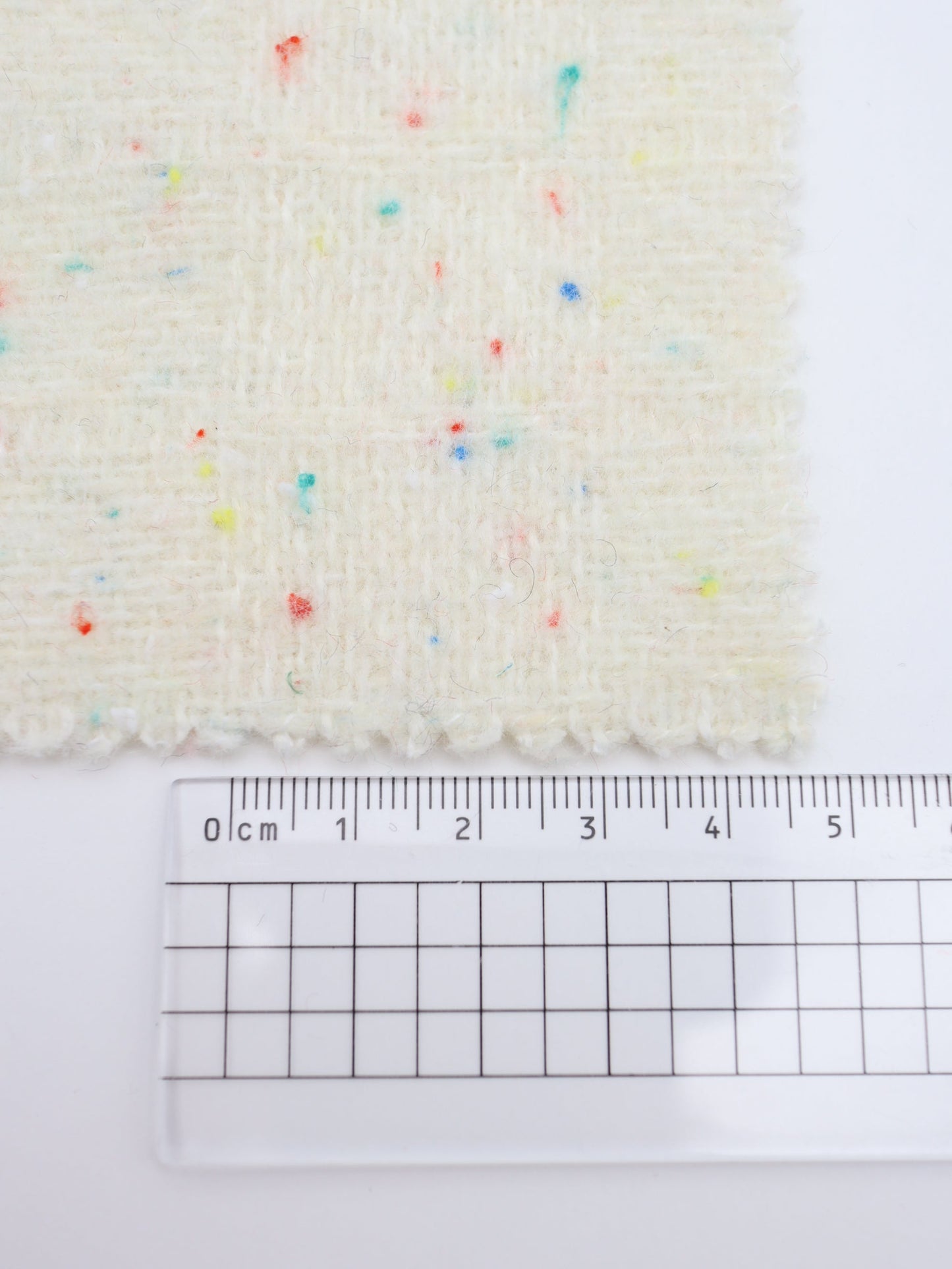 【25AW-036】ウール混カラフルつぶつぶツイード　/0.5ｙあたり=～1160円