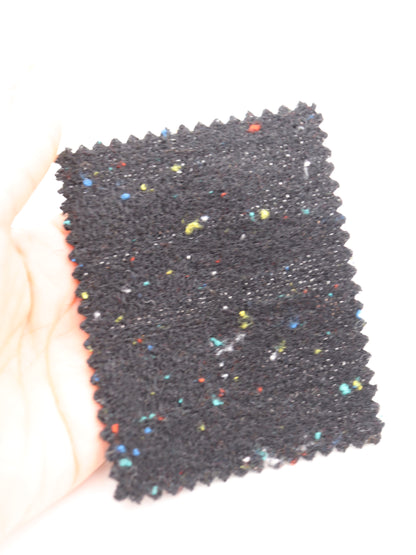 【25AW-036】ウール混カラフルつぶつぶツイード　/0.5ｙあたり=～1160円