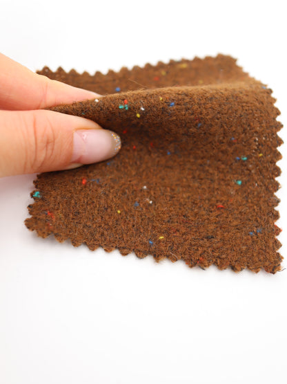 【25AW-036】ウール混カラフルつぶつぶツイード　/0.5ｙあたり=～1160円