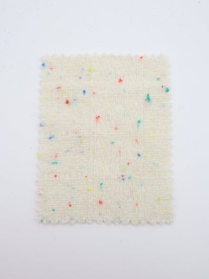 【25AW-036】ウール混カラフルつぶつぶツイード　/0.5ｙあたり=～1160円