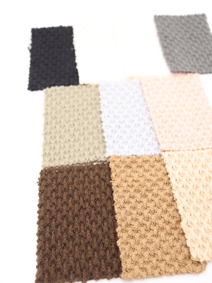 【25AW-035】ウール混ふわふわハニカムニットソー　/0.5ｙあたり=～1500円