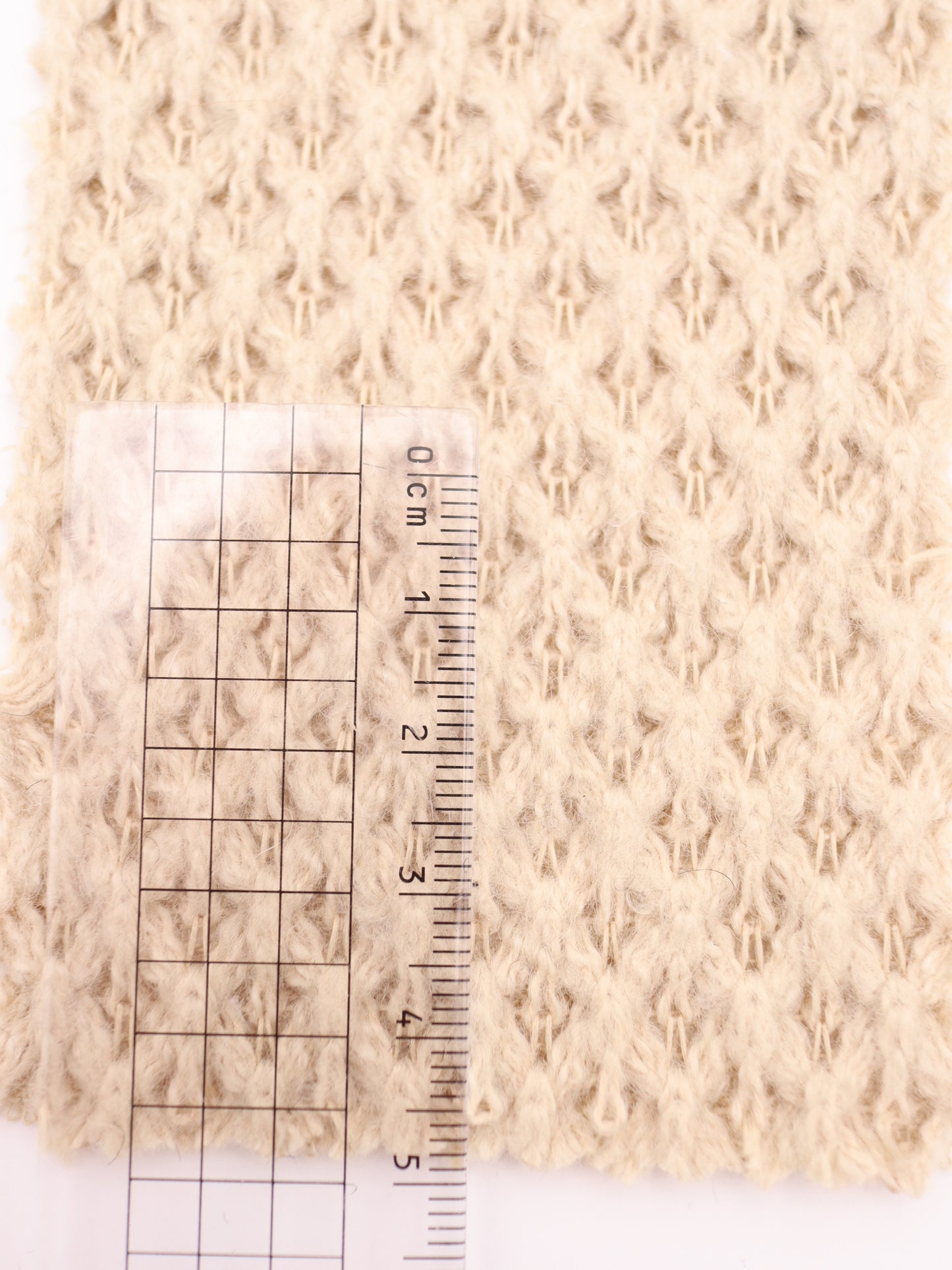 【25AW-035】ウール混ふわふわハニカムニットソー　/0.5ｙあたり=～1500円