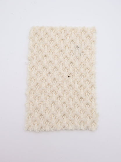 【25AW-035】ウール混ふわふわハニカムニットソー　/0.5ｙあたり=～1500円