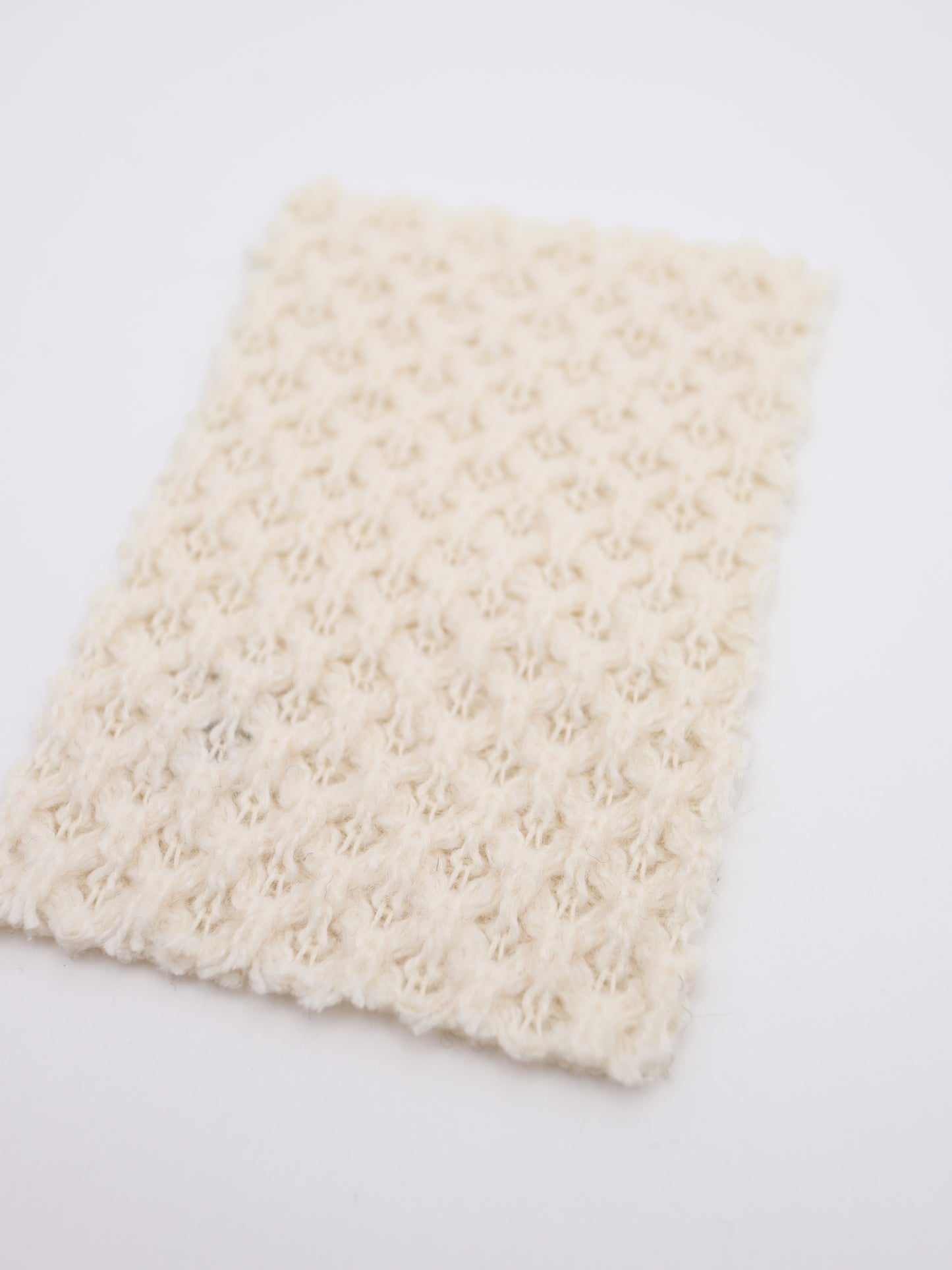 【25AW-035】ウール混ふわふわハニカムニットソー　/0.5ｙあたり=～1500円